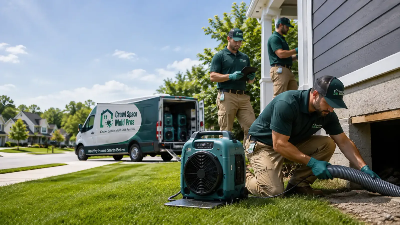 Crawl Space Mold Removal in Circleville, UT